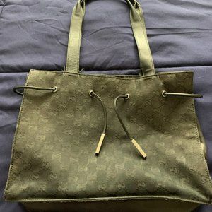 Gucci Authentic Vintage Purse with Gucci Monogrammed Material and Leather